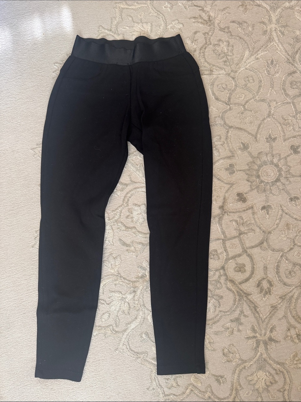 Black High-Waist Ponte Leggings
